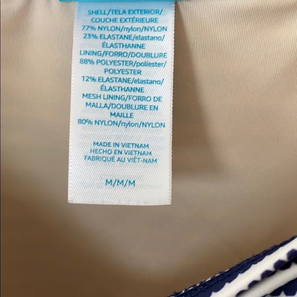 Coastal Blue Swimsuit One Piece Size Medium - Picture 8 of 10